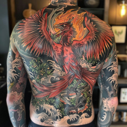 Phoenix Rising from Ashes