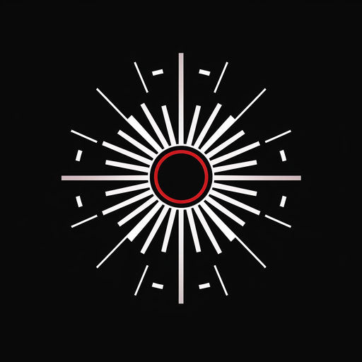 The flag of New Mexico in a thin black square