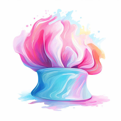 Chef hat illustration in the style of Pastel Colors Art