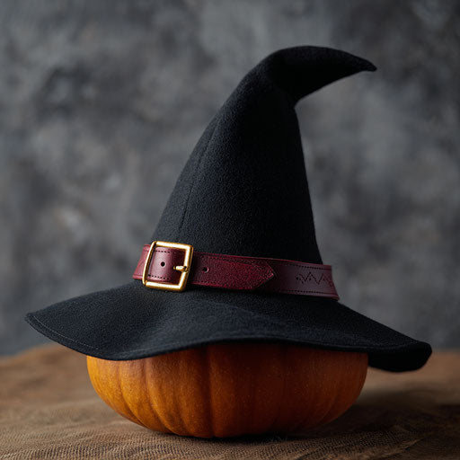 Witch's Hat on a Jack-o'-Lantern
