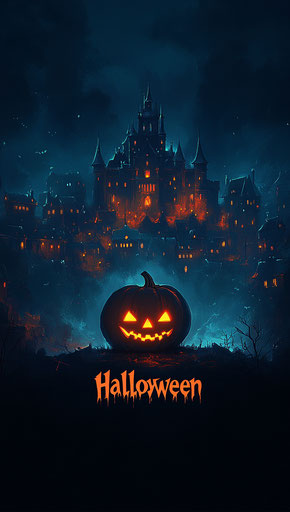 Dark Halloween Halloween Art in Scalable Vector Format