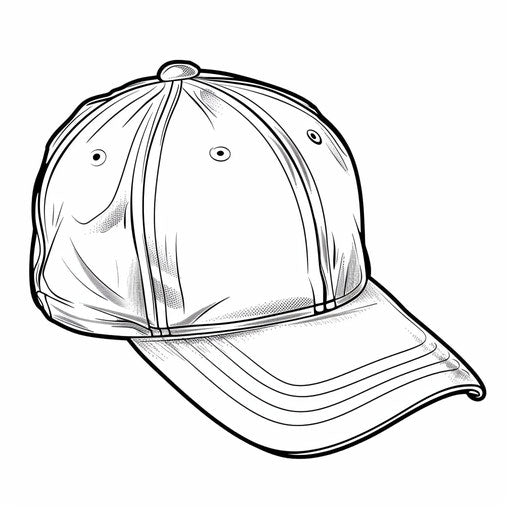 Baseball cap with team logo