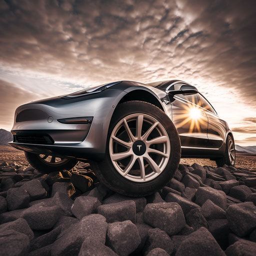 Tesla Model 3 Dubbed Tyres