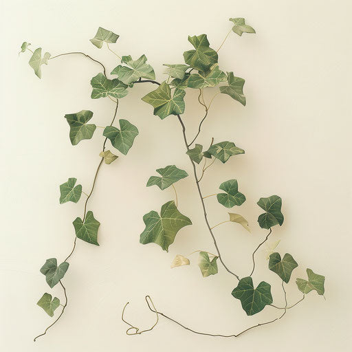 Ivy icon on cream background