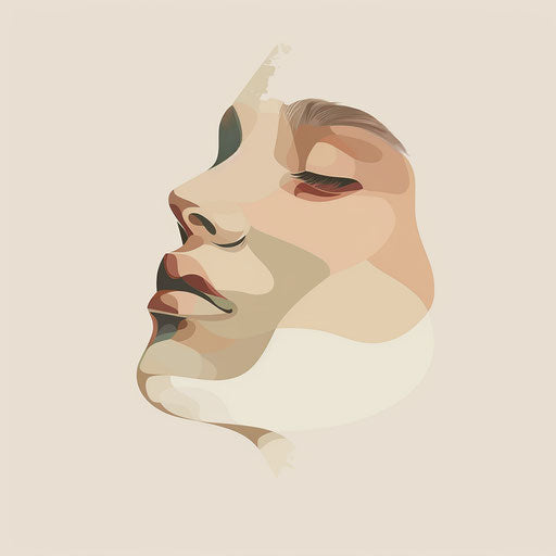 Fear clipart on flat and elegant cream background