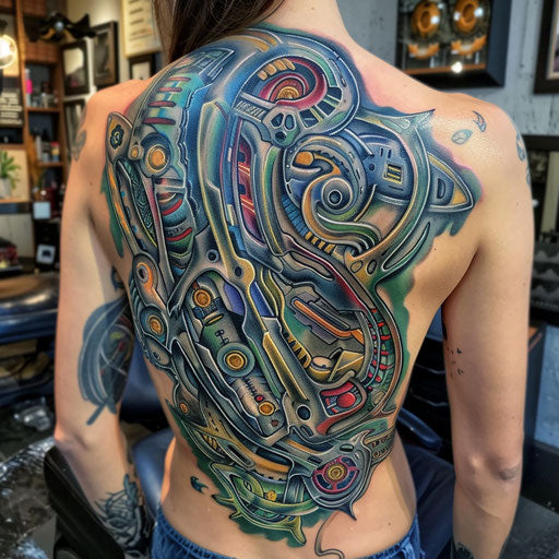 Fantastical Back Tattoos For Women Tattoo Outlines