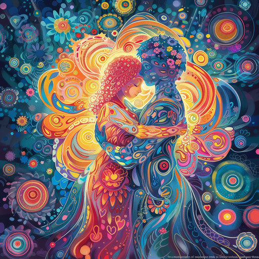 Warm caress - the hug emoji