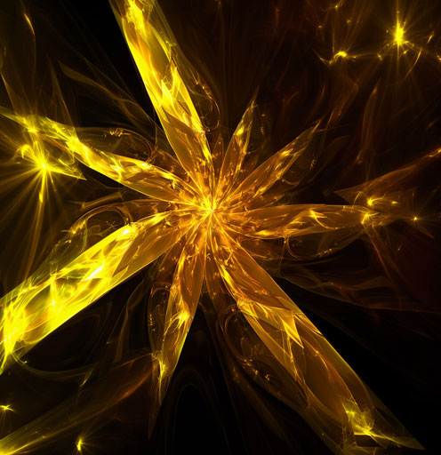 Free web sunshine star, in lightbox style, dark yellow and gold