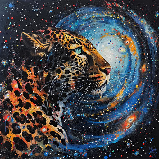 Leopard spots morph into swirling galaxies