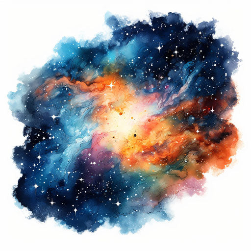 Galaxy - Oil painting