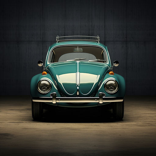 Classic Volkswagen car front view