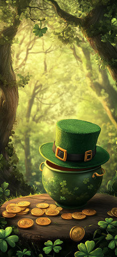 Magical treasure in the enchanted forest