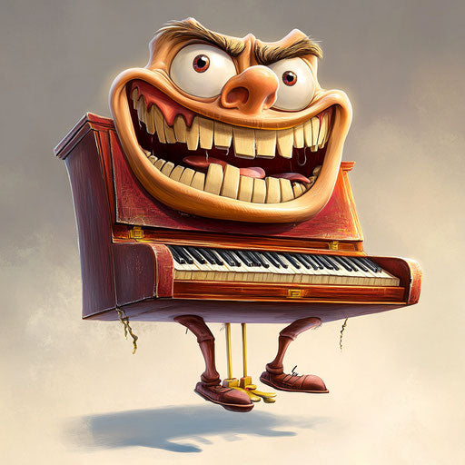 Ultimate Piano Caricature Clipart Resource for Creatives
