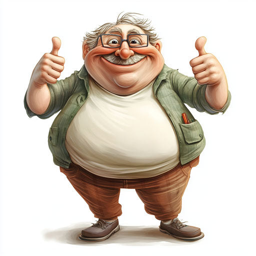 Customizable Math Caricature Clipart for Unique Creations