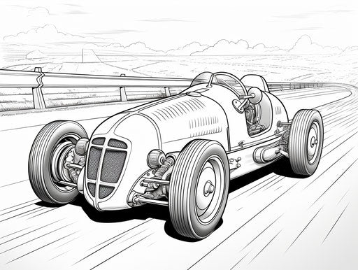 Toy race car coloring page photo 22
