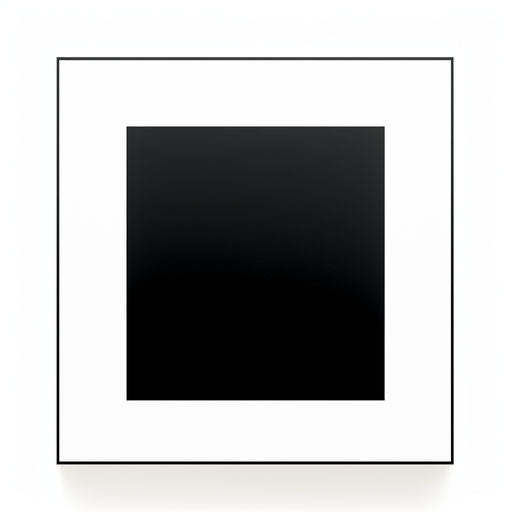 Square clipart in Minimalist style, on white backdrop