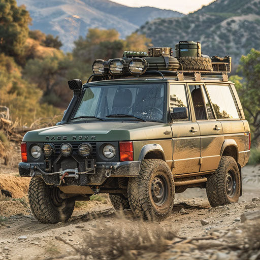 Vintage military off-road vehicle
