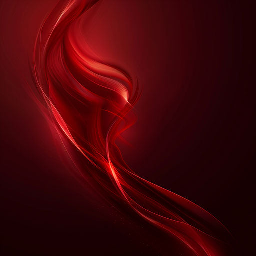 Realistic turning red clipart on rich burgundy background