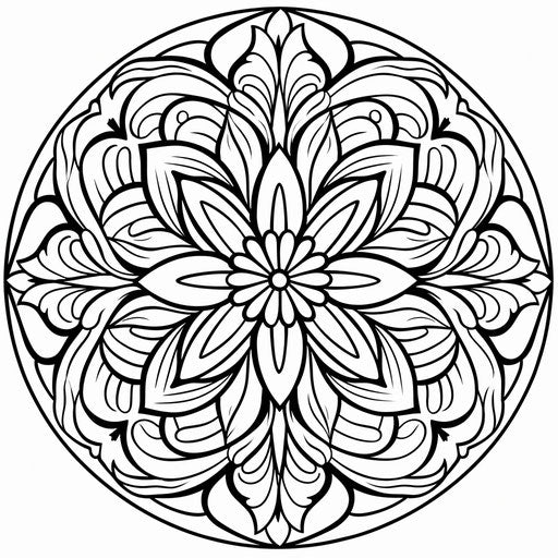 free printable mandala coloring pages, captivating