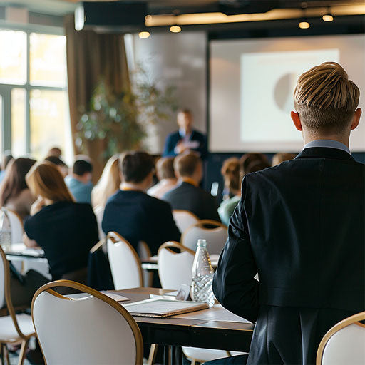 Well-organized corporate training session with attentive participants