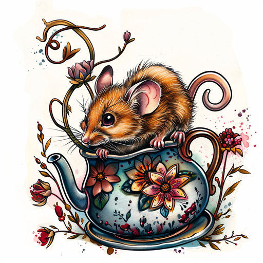 Cute Teatime Tattoo