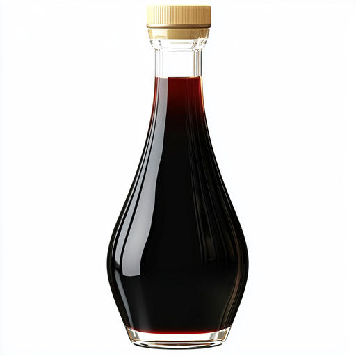 Realistic clipart of soy sauce, high resolution, isolated