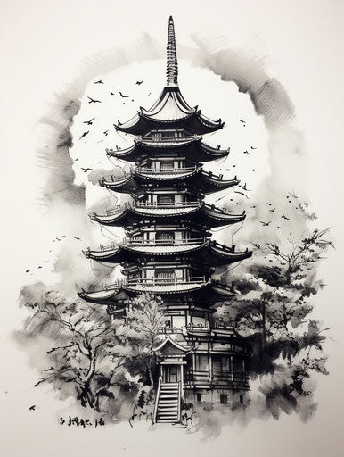 Versatile Temple Tattoo Sketches