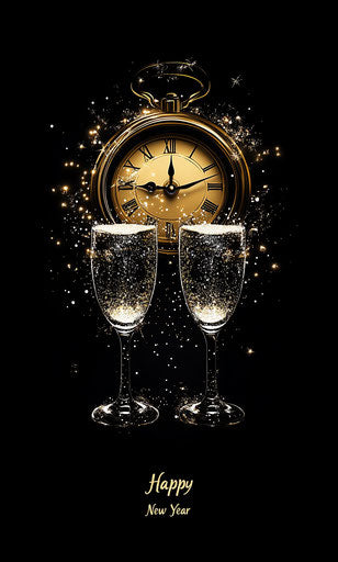 New Year's mobile wallpaper