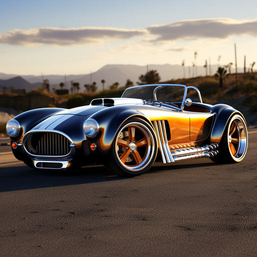 Modern ac car with alloy rims