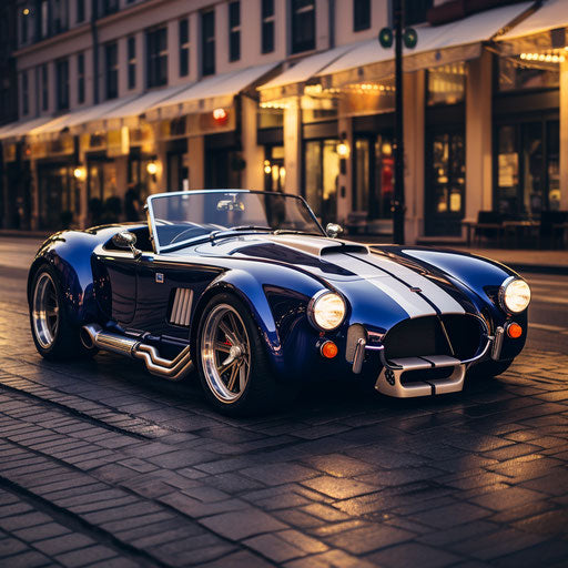 Luxury shelby cobra ac car with high-end finishes
