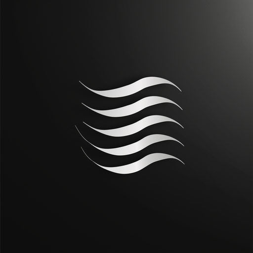 Simple and impactful logo design with high-contrast background