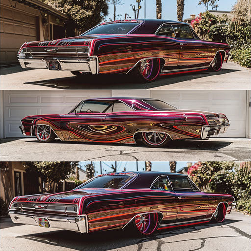 1967 Chevy Bel Air Lowrider with Hydraulics and Pinstriping