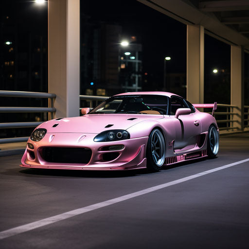 Light pink metallic shine