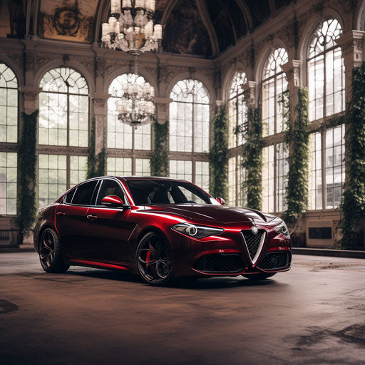 Classic luxury variant of Alfa Romeo Giulia Quadrifoglio with high-end finishes
