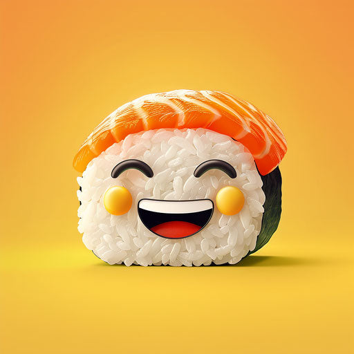 A sushi emoji