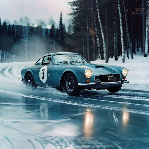 1966 Volvo P1800 in ice racing trim