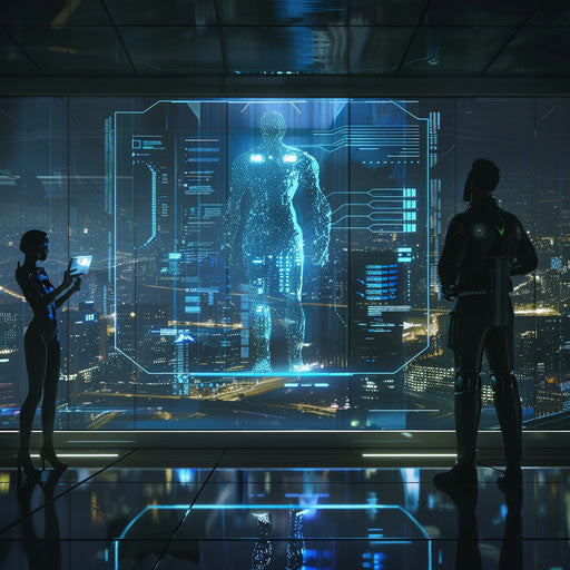 Presentation of a new tech product to investors