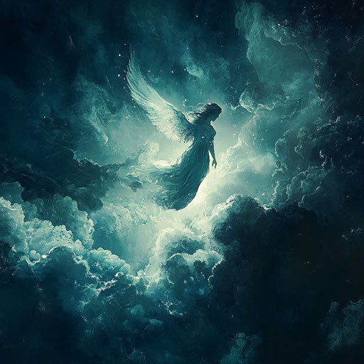 Creative Christmas Angels Festive Graphic