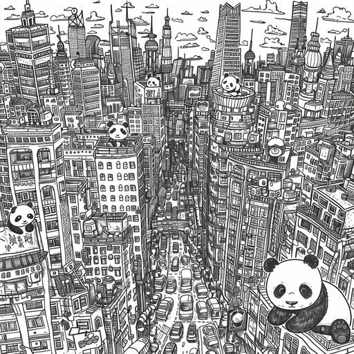 Panda Coloring Pages Coloring Fun