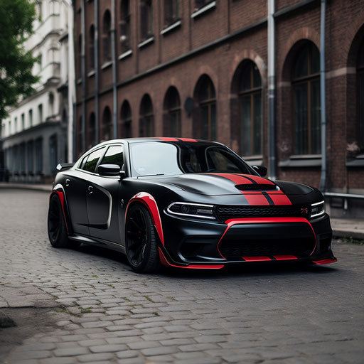Racing stripes for the dodge charger hellcat