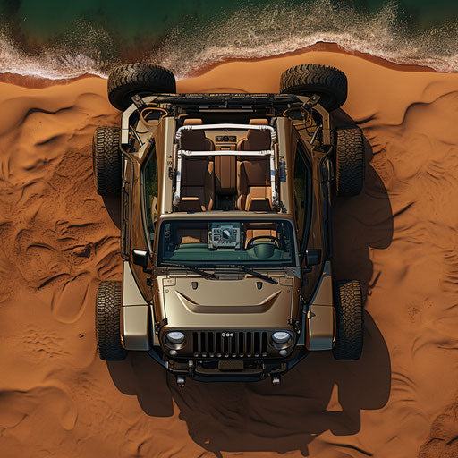 Jeep Wrangler top view