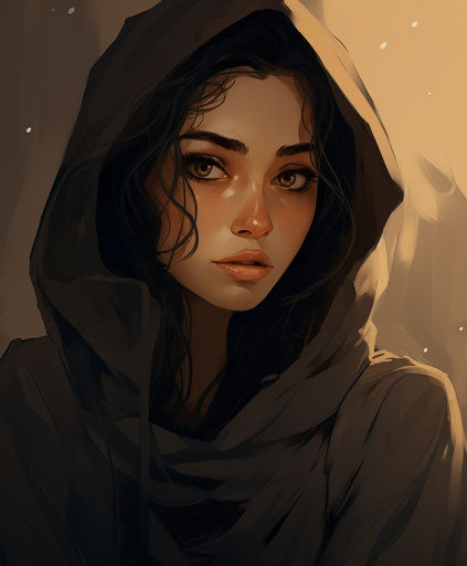 Muharram quotes, Muslim women, charming character illustration