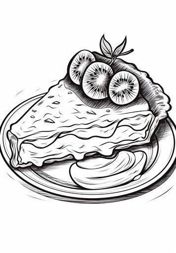 Cute slice of pie coloring page, tamron 24mm f/2.8 di iii osd m1:2 style