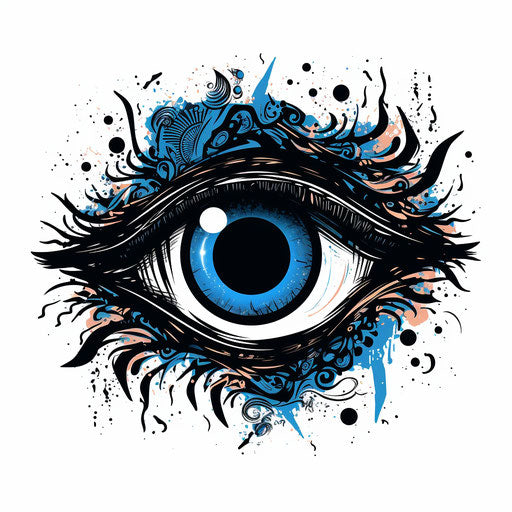 eye of god icon in vector drawing