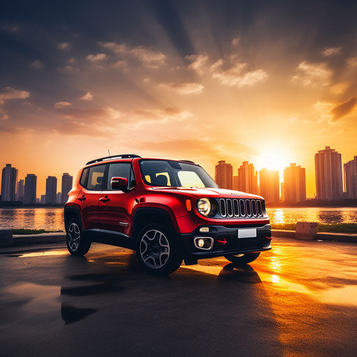 Classic Bright Cherry Red Jeep Renegade