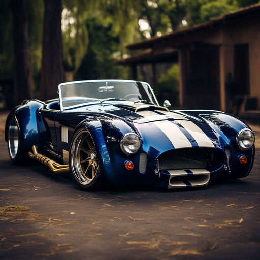 Lowered shelby cobra ac car with hydraulics