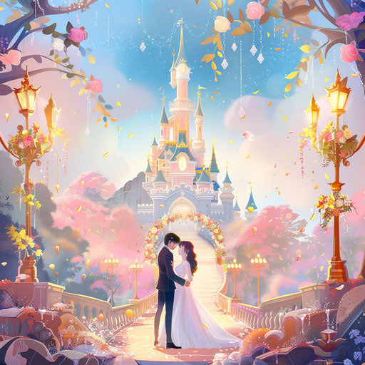 Whimsical and vibrant wedding emoji