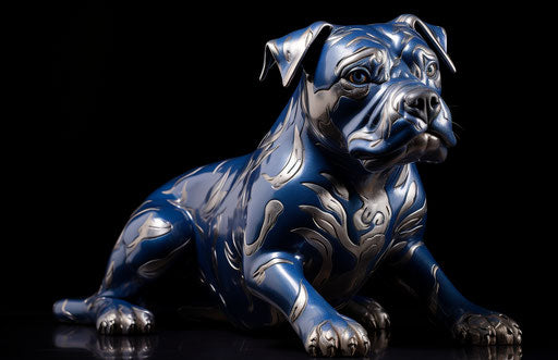 Sale of pitbull, dark and silver style