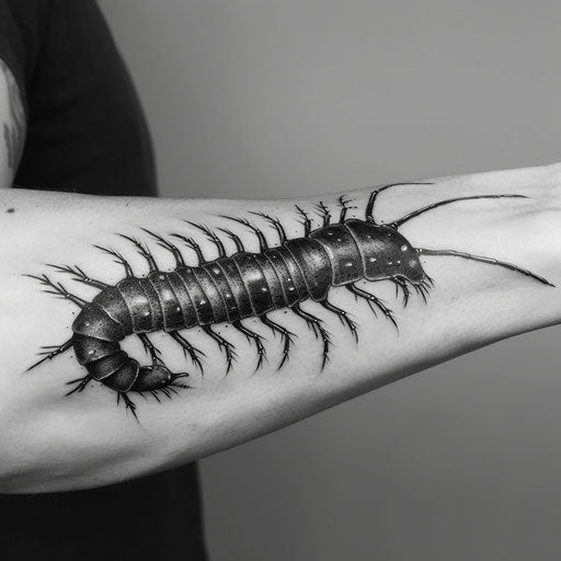 Colorful Centipede Tattoo Artistry Set