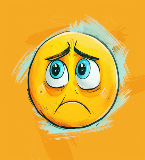 Fun Sad Emoji for Educational Tools